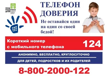 Детский телефон доверия Детский телефон доверия